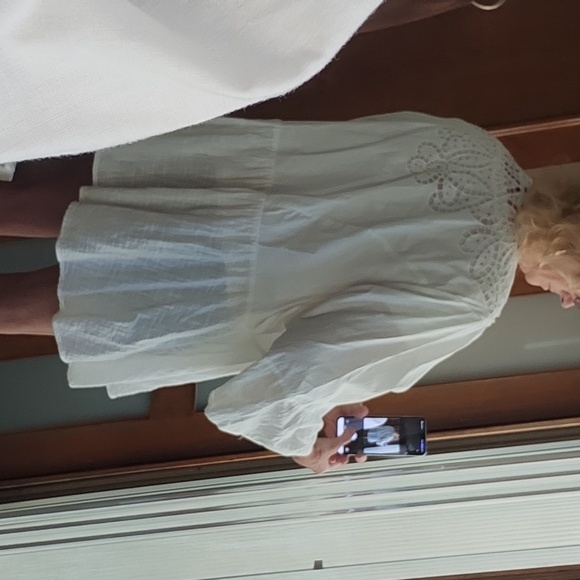 Torrid Coverup/ Kimono Ivory Size 5 - Picture 3 of 16